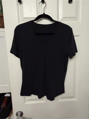 Lululemon Classic Black V-Neck Women's Top